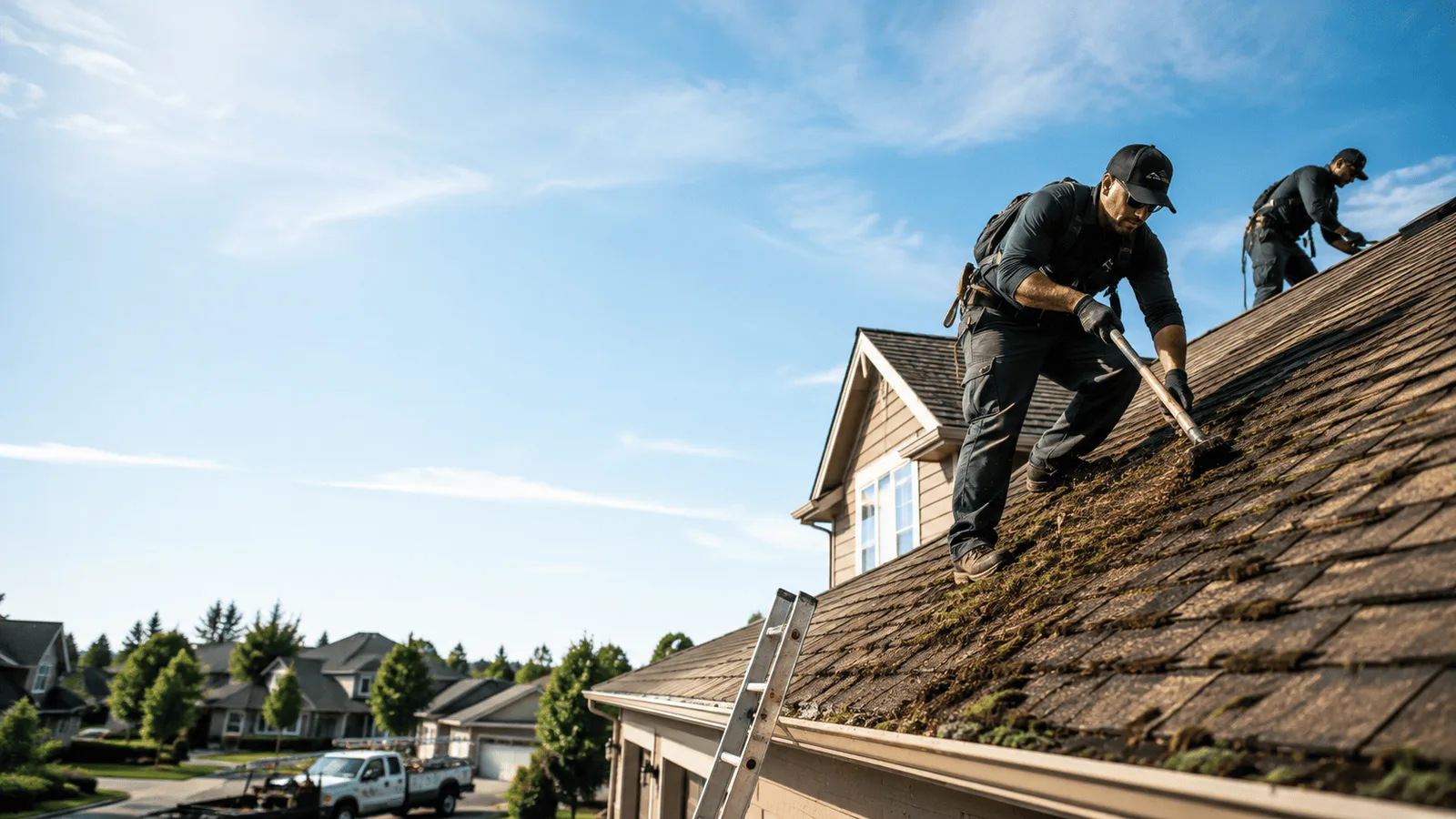 Roof Moss Removal in Spangler, PA near me